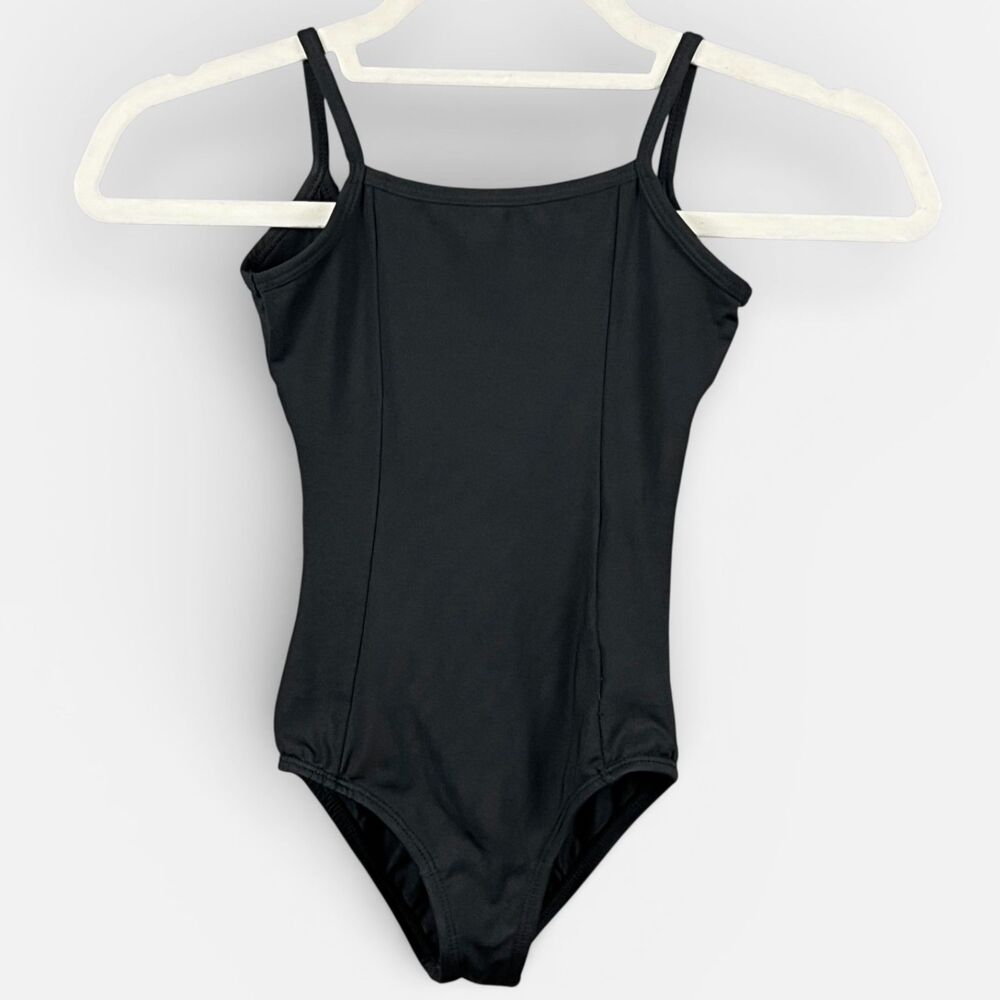 Basic Moves Black Dance Leotard Girls Size 6/7